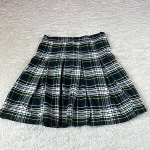 Rifle Official Schoolwear plaid pleated schoolgirl skirt, size 10.5